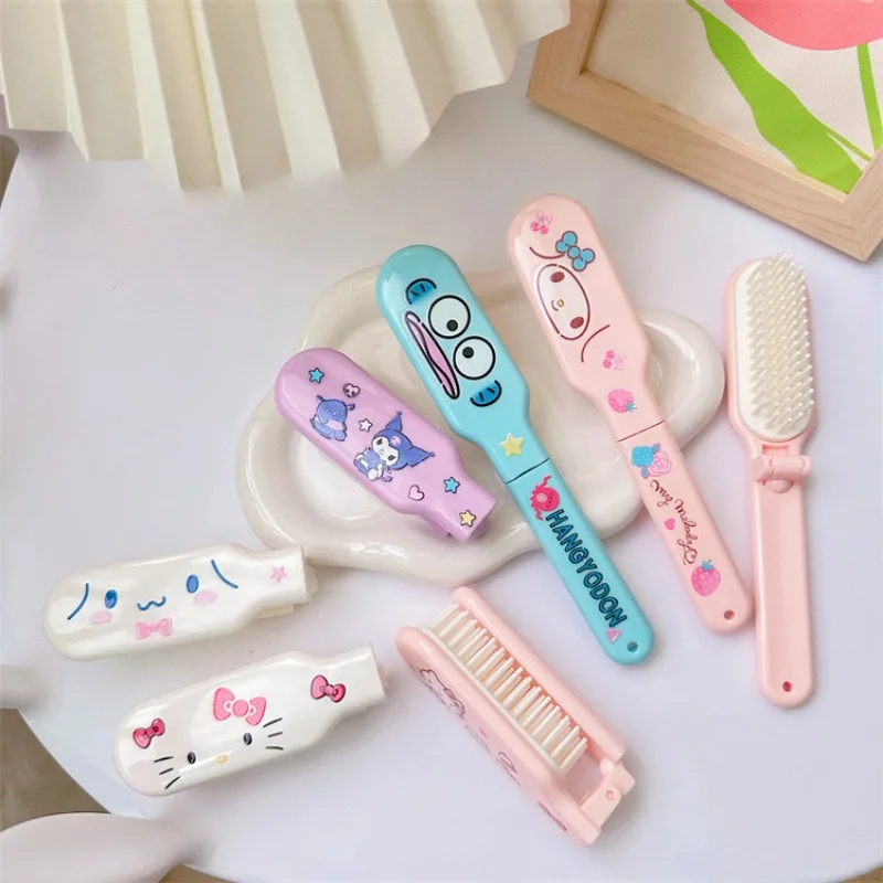 Kawaii Sanrio Hello Kitty Kuromi My Melody Hair Scalp Massage Comb Anime Extended Handle Foldable Hairdressing Styling Tool Gift
Kawaii Sanrio Hello Kitty Kuromi My Melody Hair Scalp Massage Comb Anime Extended Handle Foldable Hairdressing Styling Tool Gift
