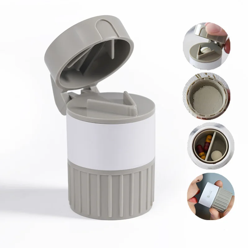 MINI Pill Spliter 4 In 1 Medicine Divider Tablet Grinder Portable Cutter Box Storage Crusher
MINI Pill Spliter 4 In 1 Medicine Divider Tablet Grinder Portable Cutter Box Storage Crusher