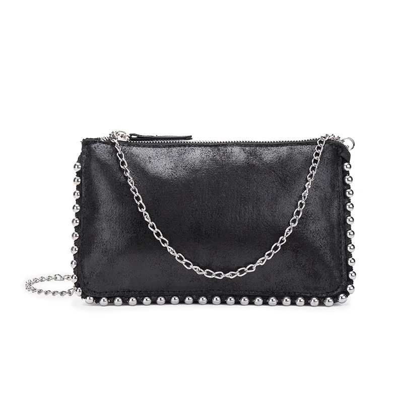 

Summer New Arrivals Rivets PU Leather Crossbody Bags for Women Small Flap Chain Lady Shoulder Bag sac femme Quality bolso mujer