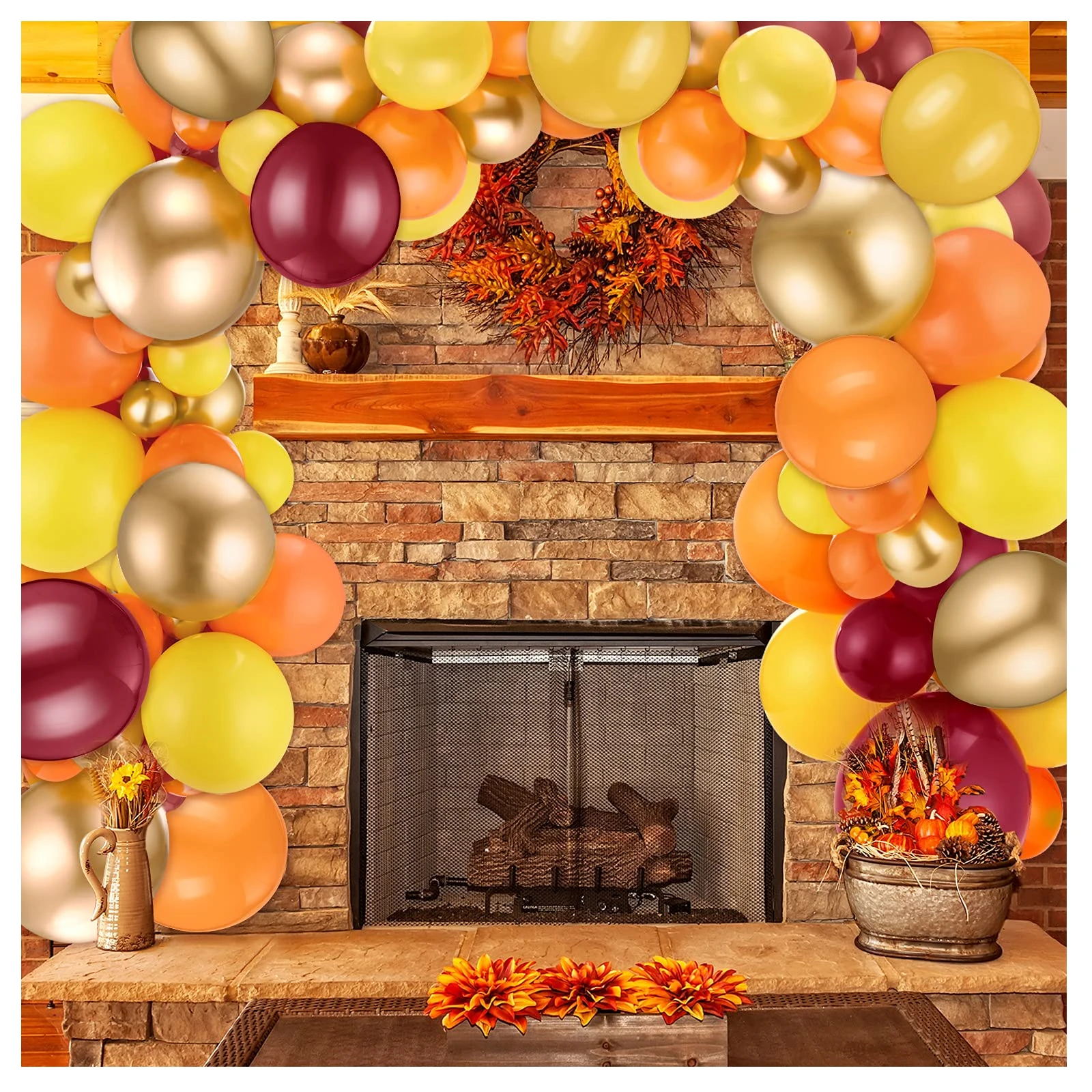 126pcs Orange Golden Balloons Autumn Thanksgiving Day Garland Arch Kit Autumn Wedding Engagement Birthday Fall Party Decoration
126pcs Orange Golden Balloons Autumn Thanksgiving Day Garland Arch Kit Autumn Wedding Engagement Birthday Fall Party Decoration