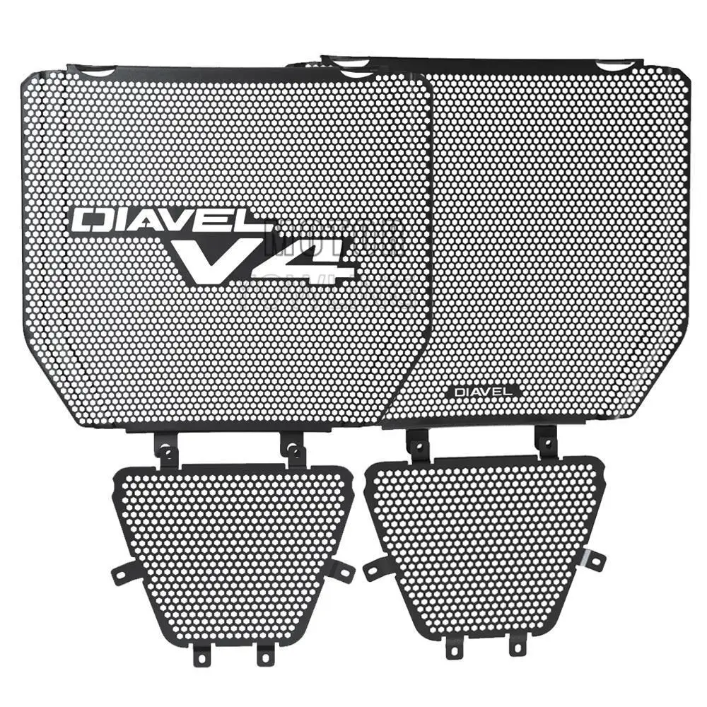 

2023 2024 DIAVEL V4 Motorcycle Aluminum Radiator Guard Grille And Oil Cooler Guard Set Protector Protection For Ducati Diavel V4