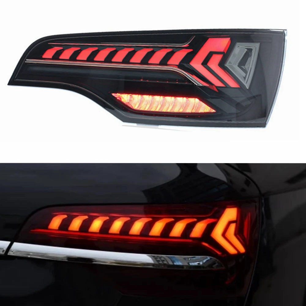 

ROLFES Car Lights For Audi Q7 2006-2015 LED Taillight Assembly Upgrade Newest Design Dynamic Signal Lamp Auto Accessories