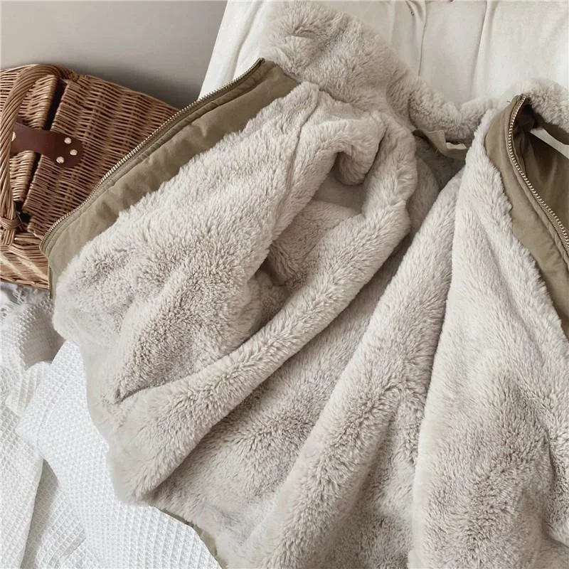 Girls Coat Jacket Cotton Outwear Windproof 2023 Khaki Warm Thicken Velvet Winter Children's Clothing
Girls Coat Jacket Cotton Outwear Windproof 2023 Khaki Warm Thicken Velvet Winter Children's Clothing