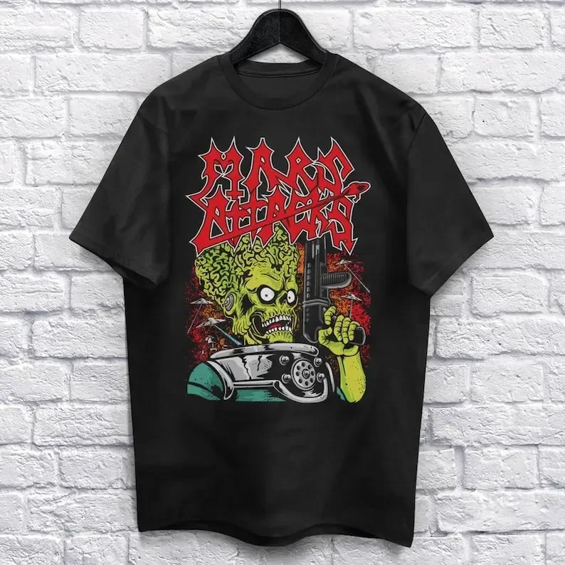 Attack Alien T-Shirt Unisex (For Men and Women) Horror Movie Shirt Heavy Metal Funny Shirts
Attack Alien T-Shirt Unisex (For Men and Women) Horror Movie Shirt Heavy Metal Funny Shirts