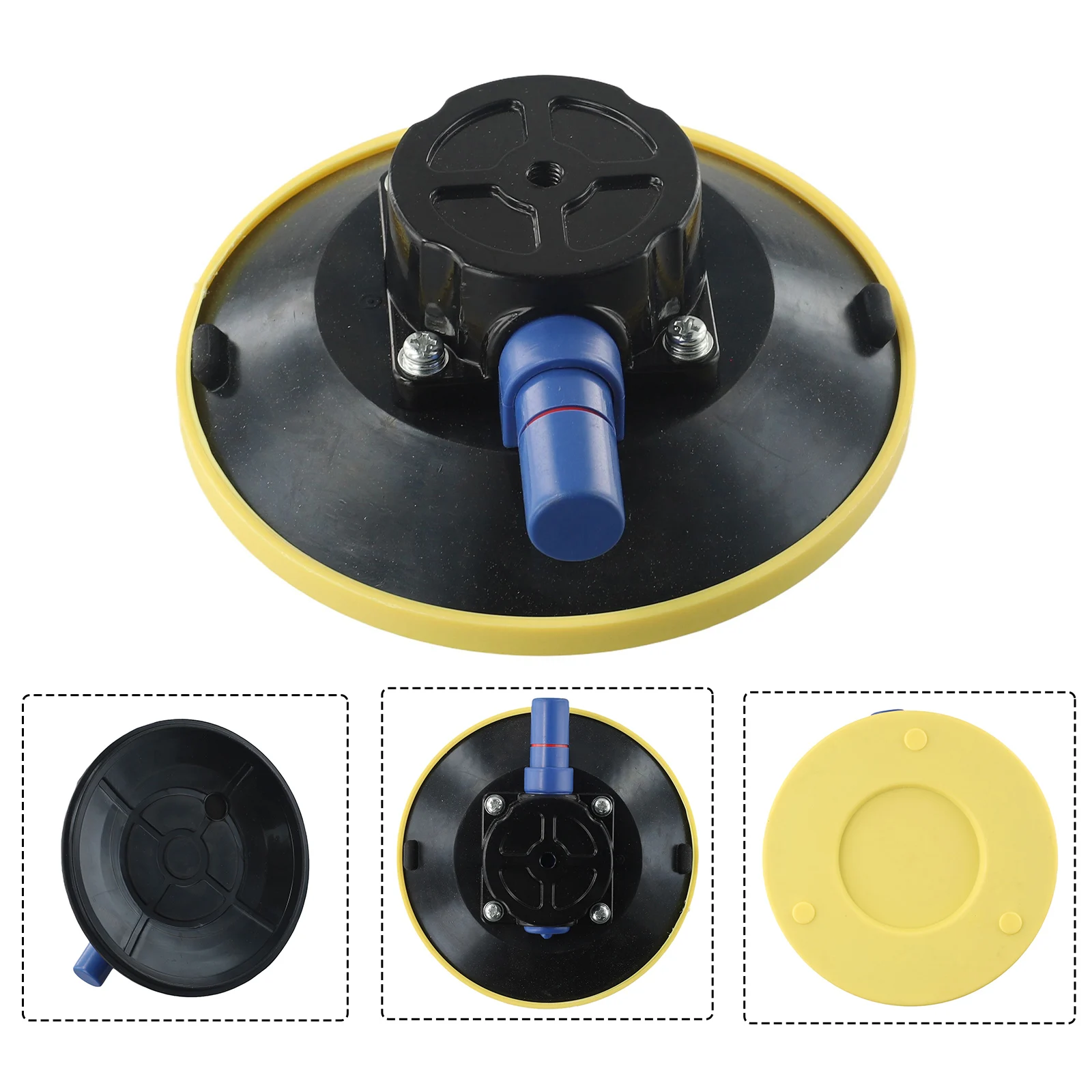 

1 Pcs Suction Cup Metal Nitrile Rubber Vacuum Suction Cups Black Yellow Boats Countertops Mounts On Cars High Quality