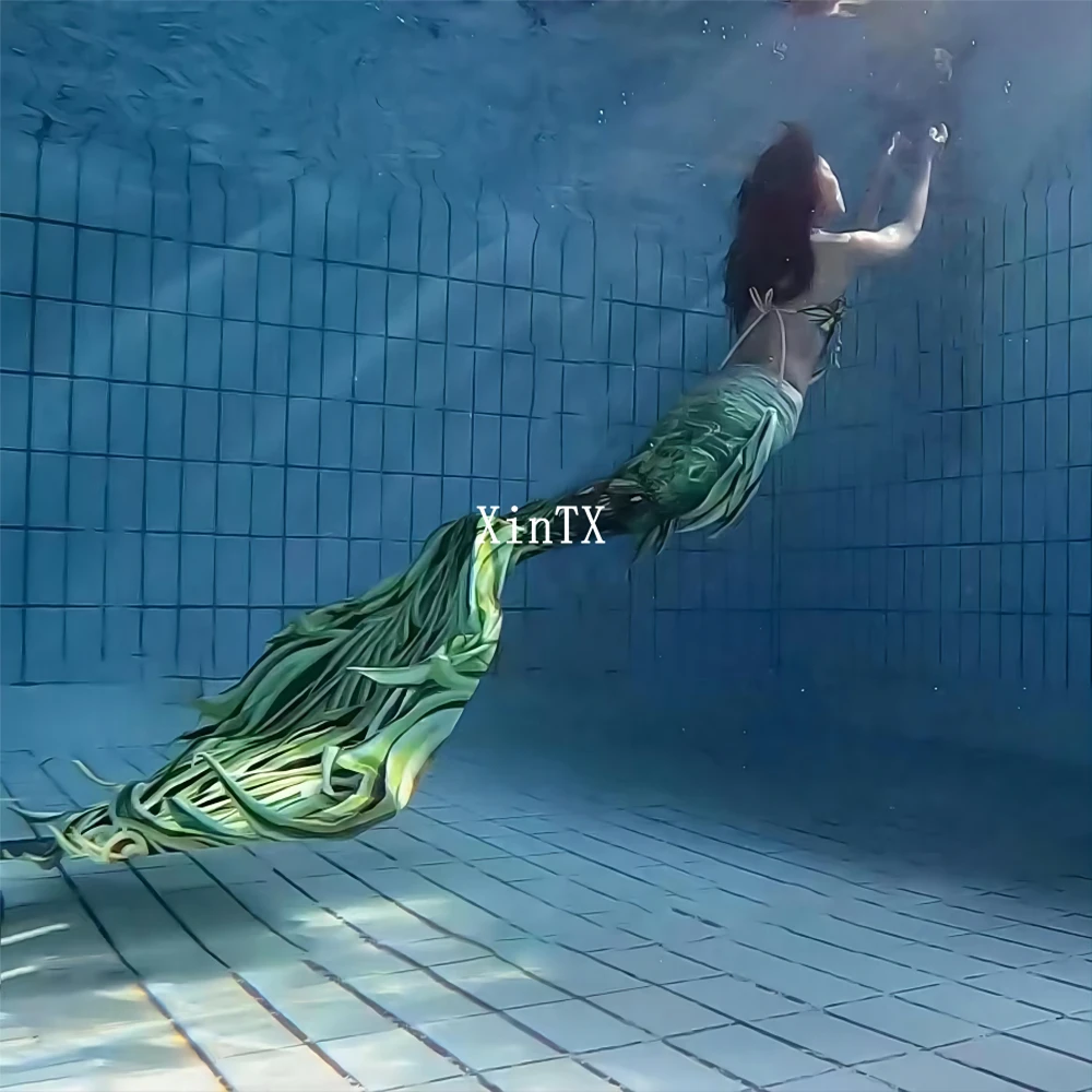 NEW Customized Big Gorgerous Mermaid Tail For Swimming Adult Swimmable Swimsuit With Bra Bikini Swim For Photo Shooting
NEW Customized Big Gorgerous Mermaid Tail For Swimming Adult Swimmable Swimsuit With Bra Bikini Swim For Photo Shooting