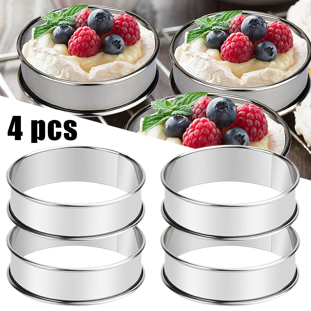 Mousse Ring Muffin Rings Cake Mold DIY Creative Round Muffin Rings Outer Diameter 8.5cm Baking Tools 100% Brand New
Mousse Ring Muffin Rings Cake Mold DIY Creative Round Muffin Rings Outer Diameter 8.5cm Baking Tools 100% Brand New
