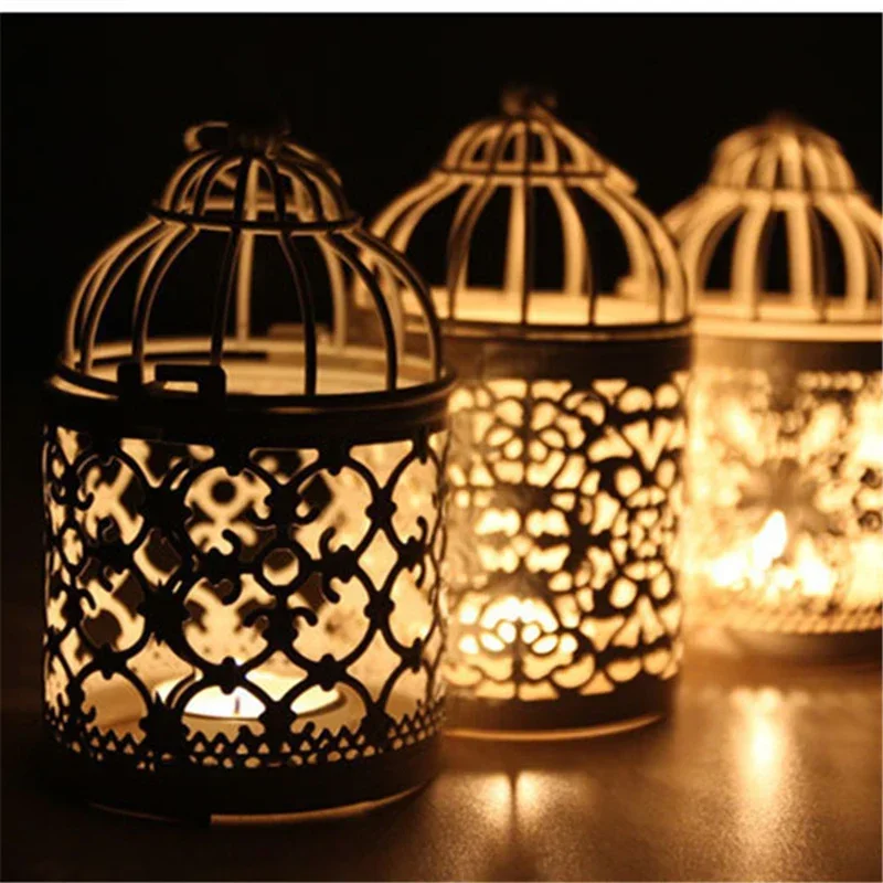 Nordic home decorative candlesticks bird cage decoration for home decor White iron metal candle holder wedding decoration
Nordic home decorative candlesticks bird cage decoration for home decor White iron metal candle holder wedding decoration