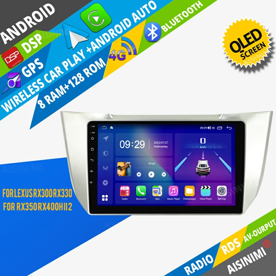 AISINIMI Android Car Dvd Player navigation For Lexus RX300 RX330 RX350 RX400H car radio Car Audio Gps Multimedia Stereo Monitor
AISINIMI Android Car Dvd Player navigation For Lexus RX300 RX330 RX350 RX400H car radio Car Audio Gps Multimedia Stereo Monitor