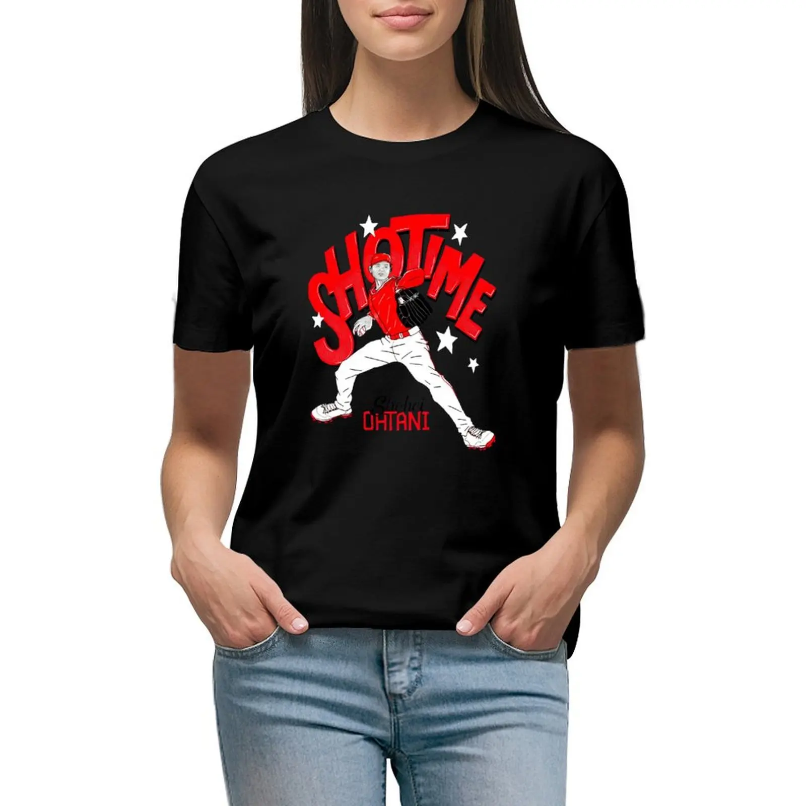 Shohei Ohtani T-shirt aesthetic clothes animal print shirt for girls Top Women
Shohei Ohtani T-shirt aesthetic clothes animal print shirt for girls Top Women