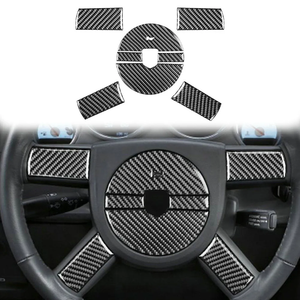 Car Steering Wheel Panel Cover Trim For Dodge For Challenger 2008-2010 Carbon Fiber Interior Stickers Auto Styling Car Accessori
Car Steering Wheel Panel Cover Trim For Dodge For Challenger 2008-2010 Carbon Fiber Interior Stickers Auto Styling Car Accessori