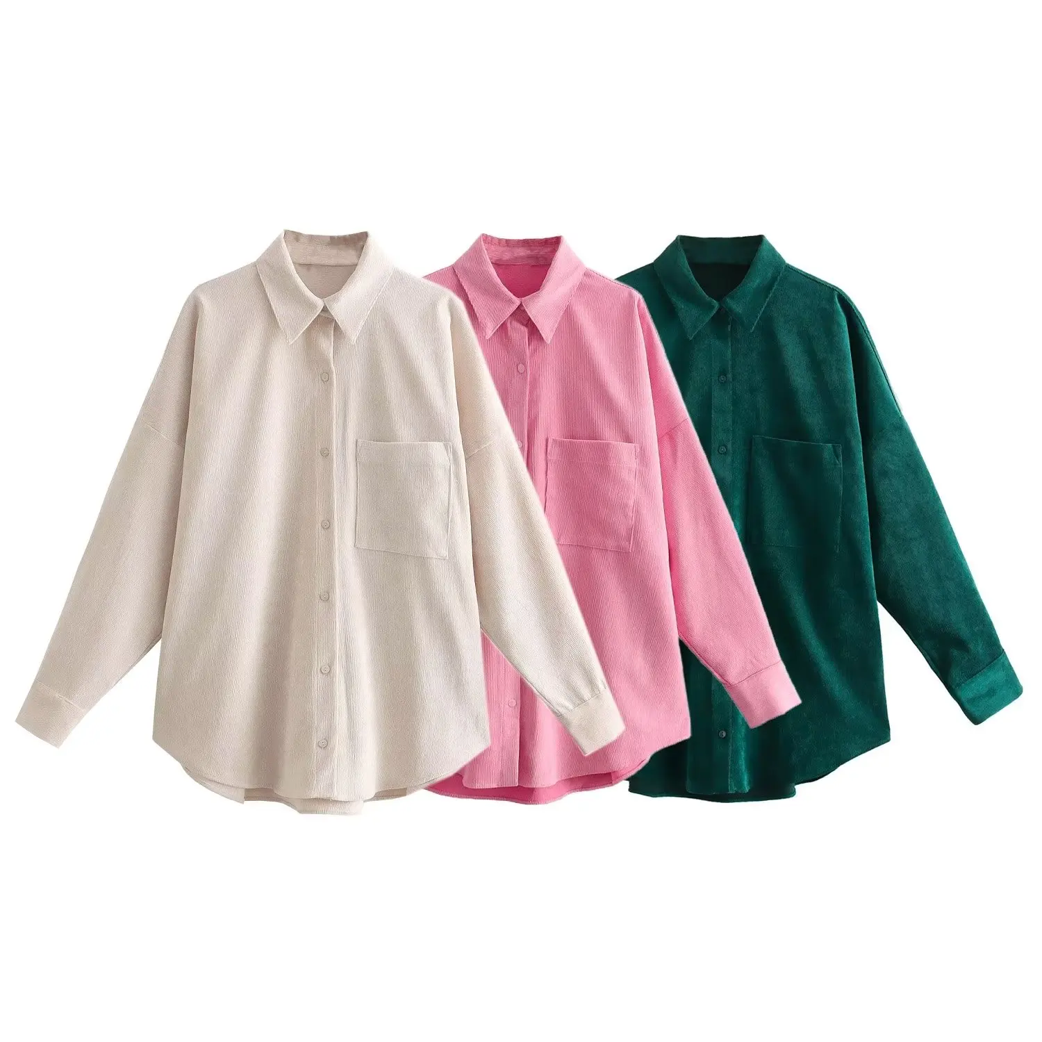 Women's 2023 Fashion Tricolor Fabric Velvet Loose Long Blouses Retro Long Sleeve Button Blouses Chic Tops.
Women's 2023 Fashion Tricolor Fabric Velvet Loose Long Blouses Retro Long Sleeve Button Blouses Chic Tops.