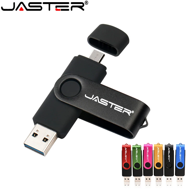 

JASTER New USB 2.0 Micro USB Pen Drive USB Flash Drive OTG 32GB 64GB 128GB 16GB 8GB USB Stick 2.0 Pendrive Thumb Drive 4GB