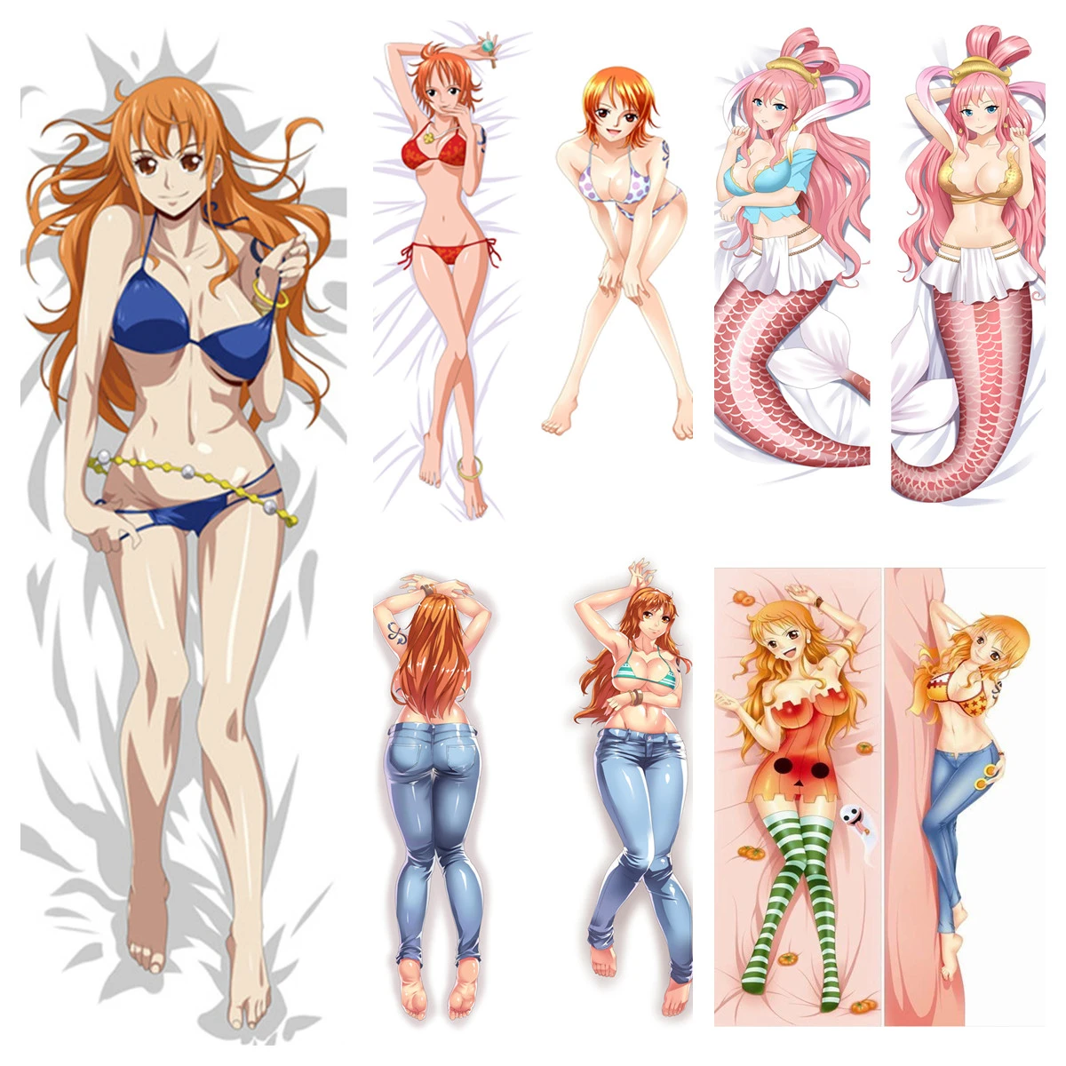 One Piece Nami Nico Robin Boa Hancock Sexy Cute Anime Dakimakura