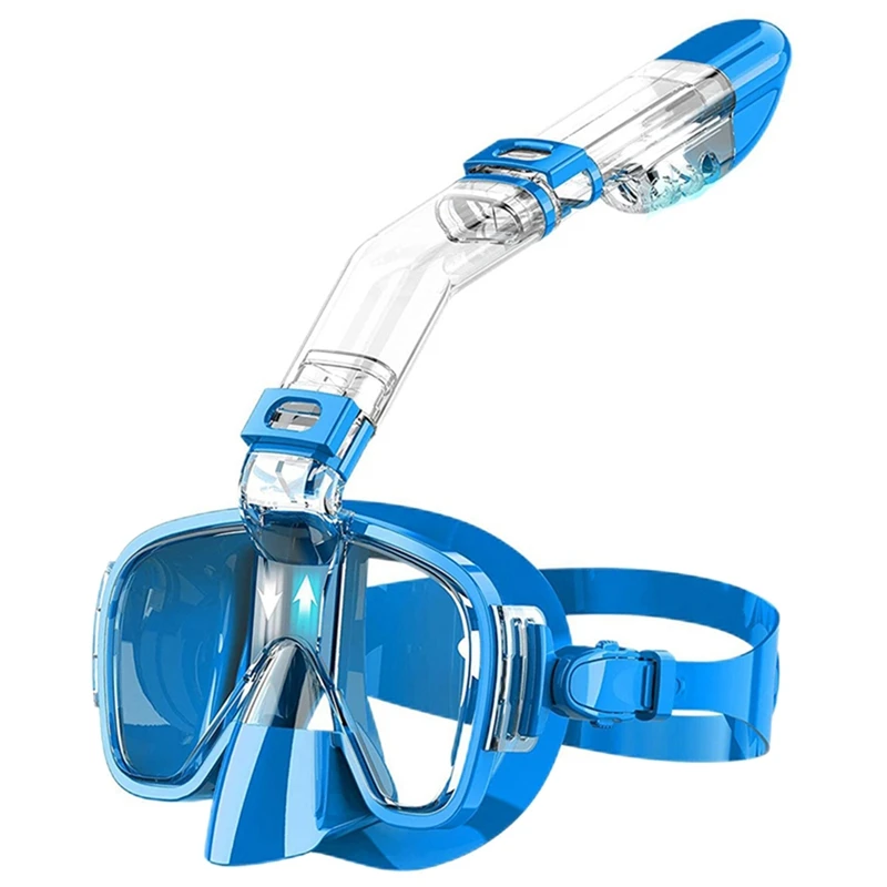 Snorkel Foldable Diving Cover With Dry Top System And Camera Mount,Professional Snorkeling Gear For Kids
Snorkel Foldable Diving Cover With Dry Top System And Camera Mount,Professional Snorkeling Gear For Kids