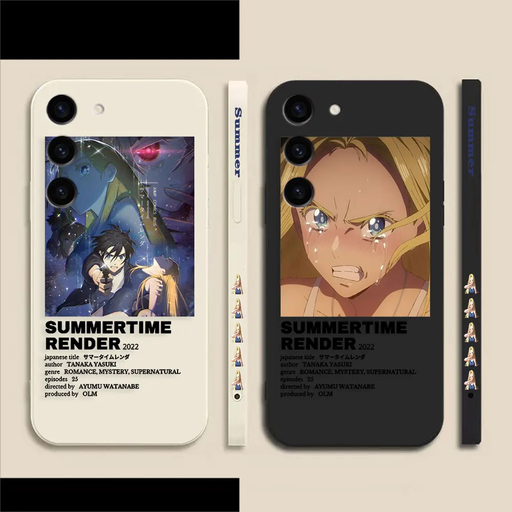 

Summer Time Rendering Phone Case For Samsung S23 S22 S21 S20 FE S11 S11E S10 S10E S9 S30 Ultra Plus 4G 5G Case Fundas Shell Capa