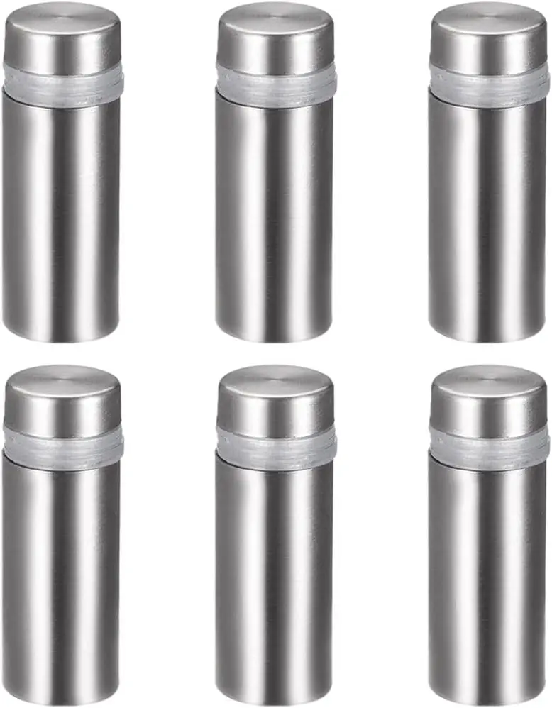 1/2 Dia x 2-1/8"(12x53mm) Standoff Screws Wall Mount Sign Holders Acrylic Glass Nails 6pcs
1/2 Dia x 2-1/8"(12x53mm) Standoff Screws Wall Mount Sign Holders Acrylic Glass Nails 6pcs
