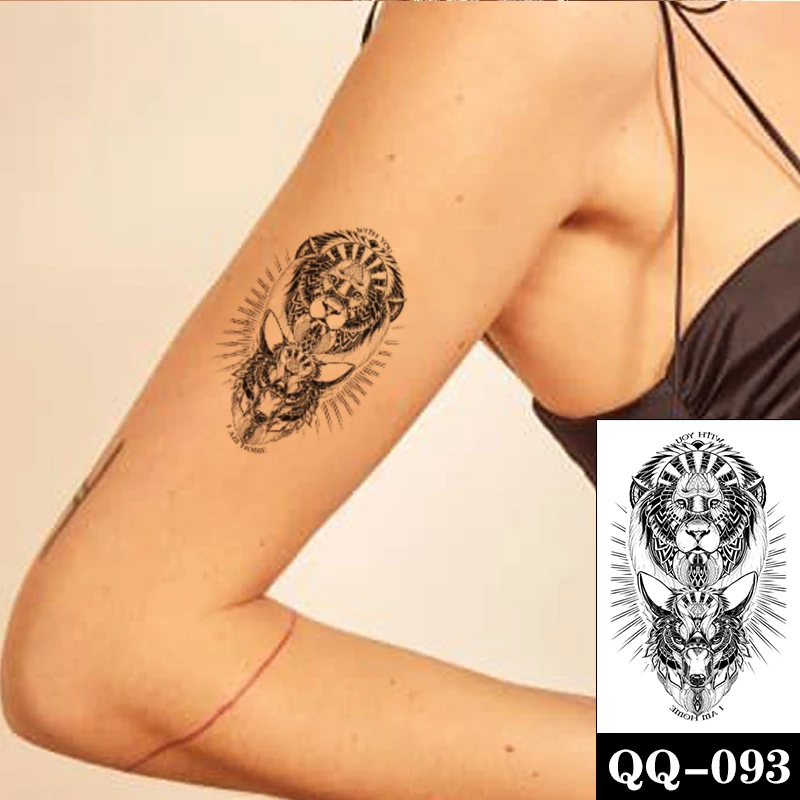 Fox Animal Indian Totem Temporary Tattoo Stickers Black English Letters Fake Tattoos Waterproof Tatoos Arm Small Size Women Men
Fox Animal Indian Totem Temporary Tattoo Stickers Black English Letters Fake Tattoos Waterproof Tatoos Arm Small Size Women Men