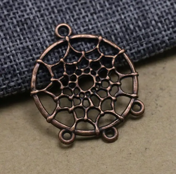 

15pcs 34*29*1.5mm ancient copper Alloy Charm Pendant dreamcatcher Handmade Crafts H0198
