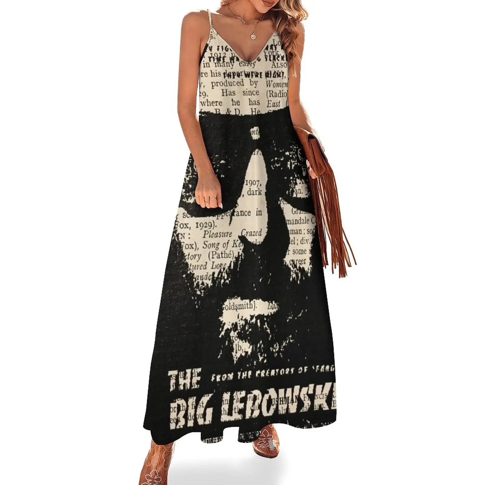 The Big Lebowski Sleeveless Dress Long veiled dresses elegant women's sets Women's long dress
The Big Lebowski Sleeveless Dress Long veiled dresses elegant women's sets Women's long dress
