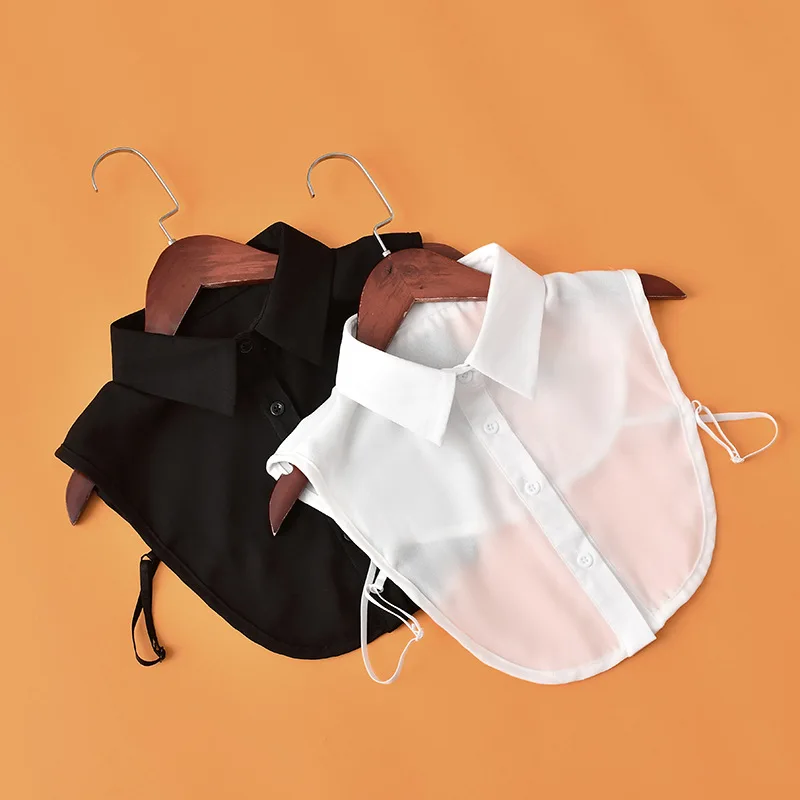 Fashion Solid Color Shirt Fake Collar Women Detachable Collars for Mens Lapel Necklace False Collar Lapel Blouse Top Decor
Fashion Solid Color Shirt Fake Collar Women Detachable Collars for Mens Lapel Necklace False Collar Lapel Blouse Top Decor