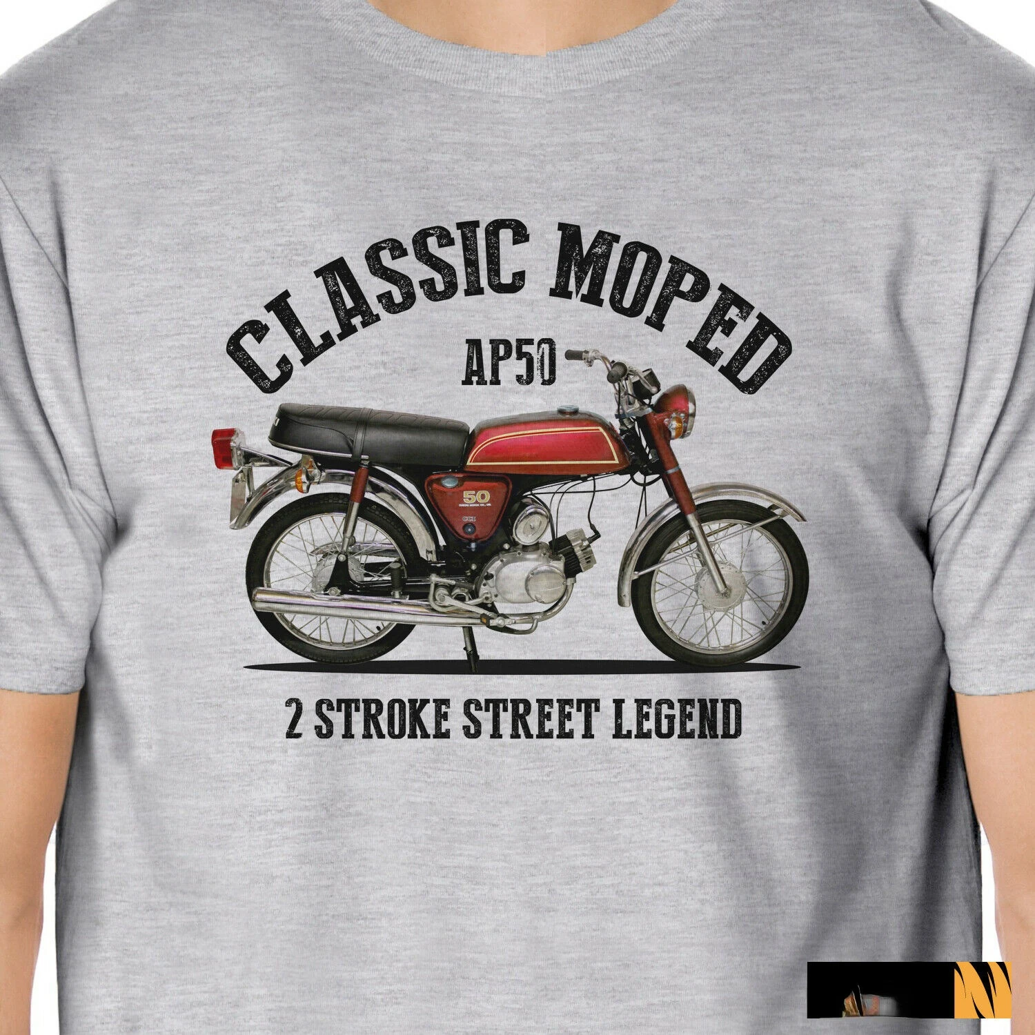 Retro AP50 Classic Moped Inspired Motorcycle Rider T Shirt. New 100% Cotton Short Sleeve O-Neck T-shirt Casual Clothing Mens Top
Retro AP50 Classic Moped Inspired Motorcycle Rider T Shirt. New 100% Cotton Short Sleeve O-Neck T-shirt Casual Clothing Mens Top