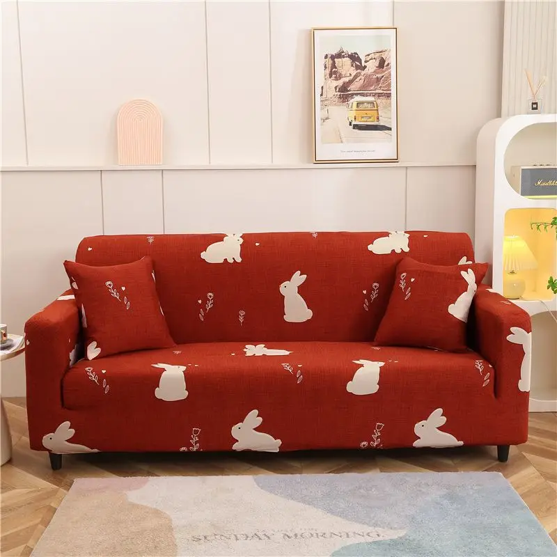 

Sofa Cover 2023 New Four Seasons Universal All-inclusive Universal Cover Sofa Cover Non-slip Dustproof Small Fresh Cartoon