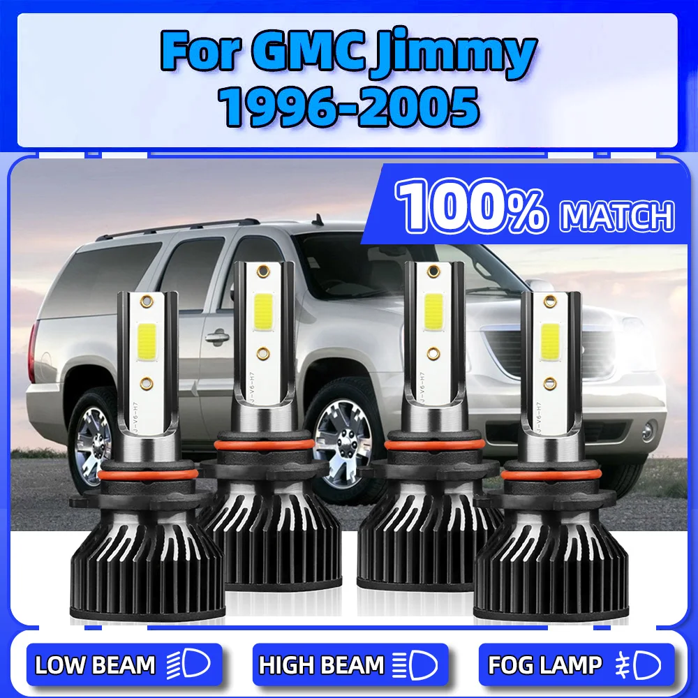 40000LM LED Headlight 240W Turbo Auto Headlamps 12V 6000K White For GMC Jimmy 1996 1997 1998 1999 2000 2001 2002 2003 2004 2005
40000LM LED Headlight 240W Turbo Auto Headlamps 12V 6000K White For GMC Jimmy 1996 1997 1998 1999 2000 2001 2002 2003 2004 2005