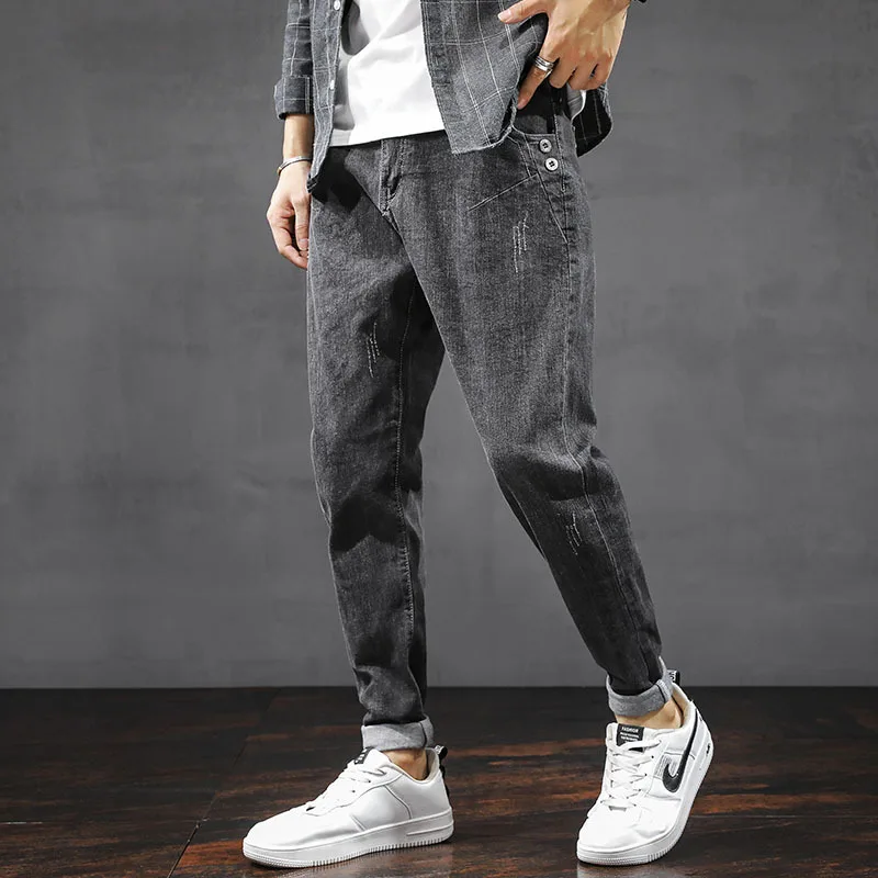 Men's Jeans Wholesale Spring New Harlan Small Foot Pants Men's Tide Brand Korean Men's Trousers
Men's Jeans Wholesale Spring New Harlan Small Foot Pants Men's Tide Brand Korean Men's Trousers