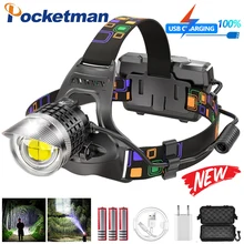 Super Bright LED Headlight XHP-70.2 Led Headlight Fishing Camping Headlight Zoomable USB Rechargeable Headlight 18650 Battery
Super Bright LED Headlight XHP-70.2 Led Headlight Fishing Camping Headlight Zoomable USB Rechargeable Headlight 18650 Battery