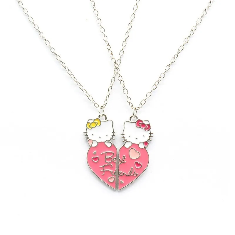 Sanrio HelloKitty Necklace Cartoon Anime Character My Melody Q Cute Good Friends A Pair of Accessories Birthdays Halloween Gifts
Sanrio HelloKitty Necklace Cartoon Anime Character My Melody Q Cute Good Friends A Pair of Accessories Birthdays Halloween Gifts