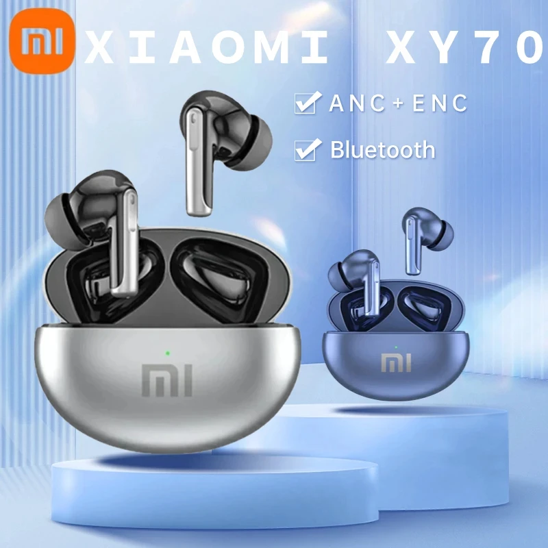 

Беспроводные Bluetooth наушники Xiaomi, наушники ANC ENC с зарядкой, наушники Xy-70 TWS, Hi-Fi стерео аудио, шумоподавление, спортивные наушники