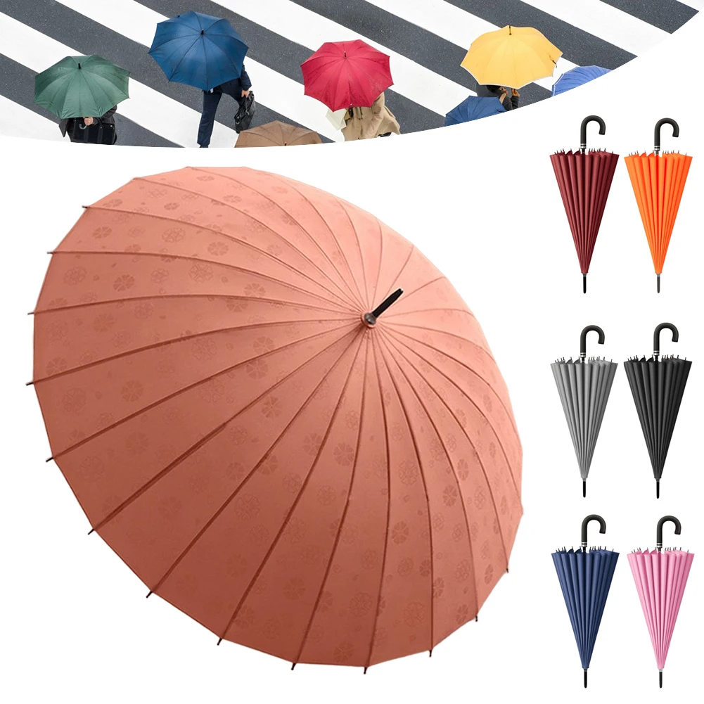 Windproof Fresh-Style Umbrellas Solid-Color Reinforcement Windproof Parasols For Men Women
Windproof Fresh-Style Umbrellas Solid-Color Reinforcement Windproof Parasols For Men Women