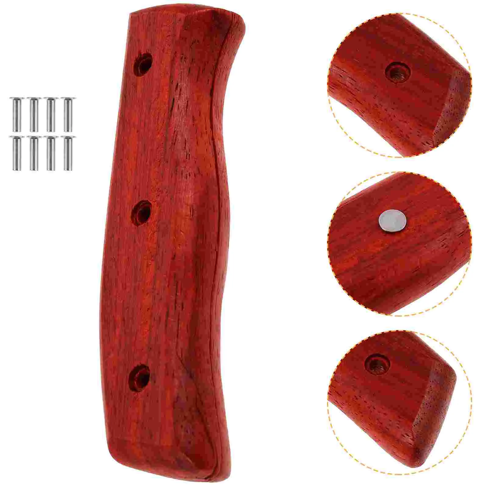 Kitchen Cutter Handle Chopping Cutter Grip Handle Replacement Wood Handle Chef Cutter Knife Handle For DIY Making Accessories
Kitchen Cutter Handle Chopping Cutter Grip Handle Replacement Wood Handle Chef Cutter Knife Handle For DIY Making Accessories