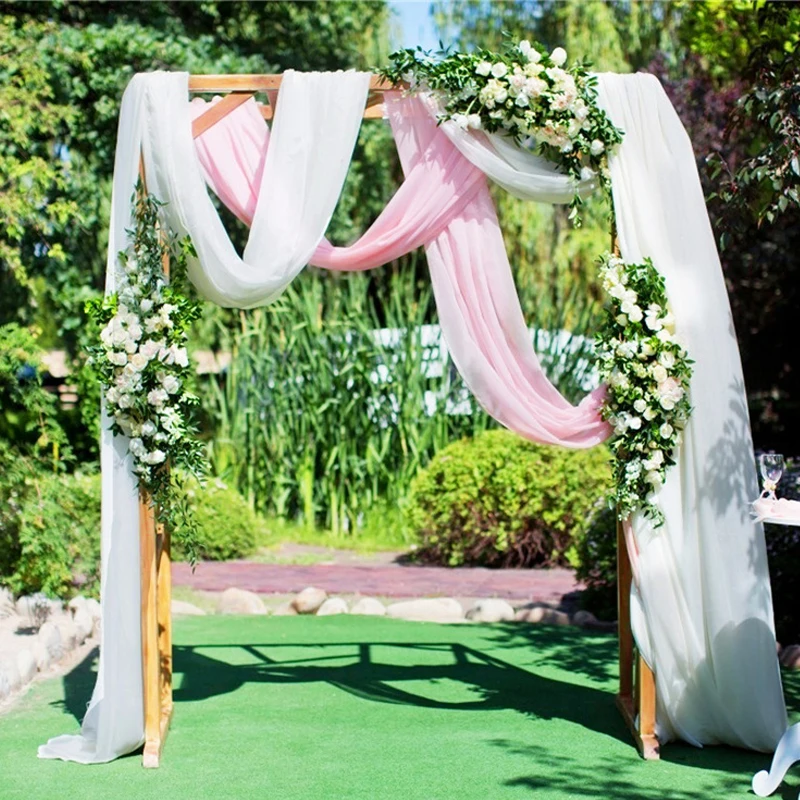 70*550cm Wedding Arch Chiffon Drape Photography Background Decoration Wedding Home Garden Birthday Party Pendant Wall Decoration
70*550cm Wedding Arch Chiffon Drape Photography Background Decoration Wedding Home Garden Birthday Party Pendant Wall Decoration