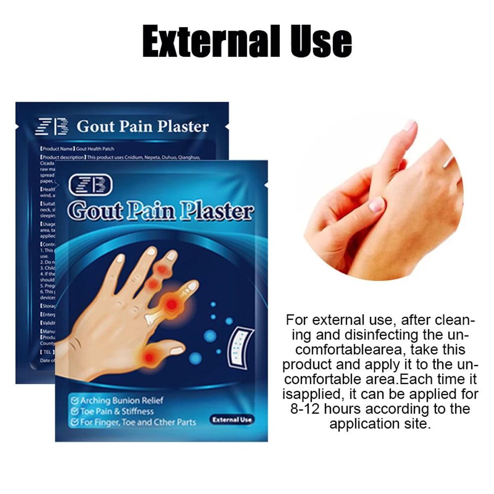 Relieve Joint Fatigue Soreness Gout plaster Stickers Herbal Body Joint Care Gout Pain medicine paster
Relieve Joint Fatigue Soreness Gout plaster Stickers Herbal Body Joint Care Gout Pain medicine paster