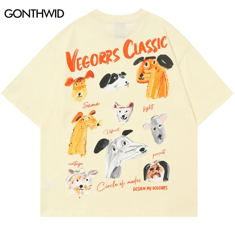 Футболка мужская с забавным граффити, уличная одежда с графическим принтом собаки, свободная рубашка в стиле Харадзюку, хип-хоп, топ с коротким рукавом, 2024
Футболка мужская с забавным граффити, уличная одежда с графическим принтом собаки, свободная рубашка в стиле Харадзюку, хип-хоп, топ с коротким рукавом, 2024