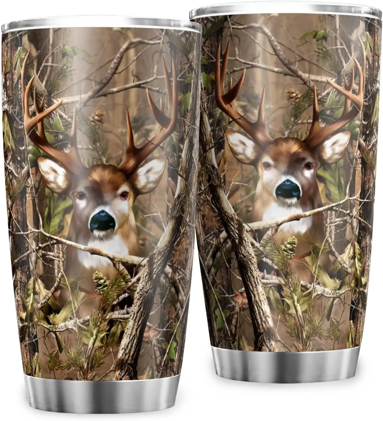 Hunting Deer 20oz Tumbler with Lid Forest Branch Leaves Insulated Car Tumbler Cup Travel Coffee Mug Father's Day Birthday Gift
Hunting Deer 20oz Tumbler with Lid Forest Branch Leaves Insulated Car Tumbler Cup Travel Coffee Mug Father's Day Birthday Gift