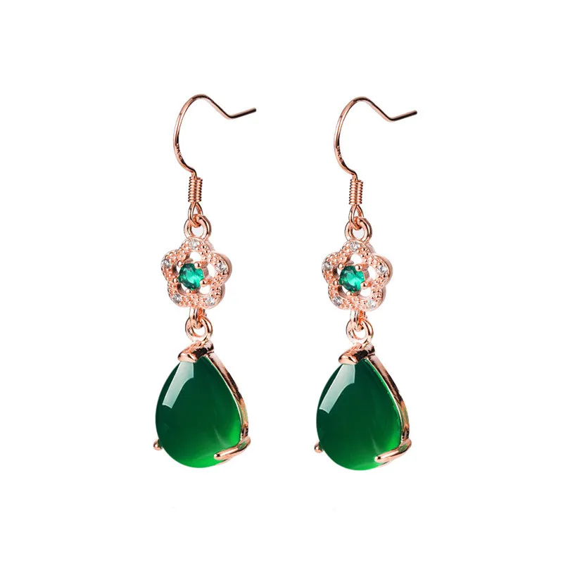100% 14K Rose Gold Emerald Gemstone Stud Earring for Women Bohemia Green Emerald Bizuteria Aros Mujer Oreja Orecchini Earrings
100% 14K Rose Gold Emerald Gemstone Stud Earring for Women Bohemia Green Emerald Bizuteria Aros Mujer Oreja Orecchini Earrings