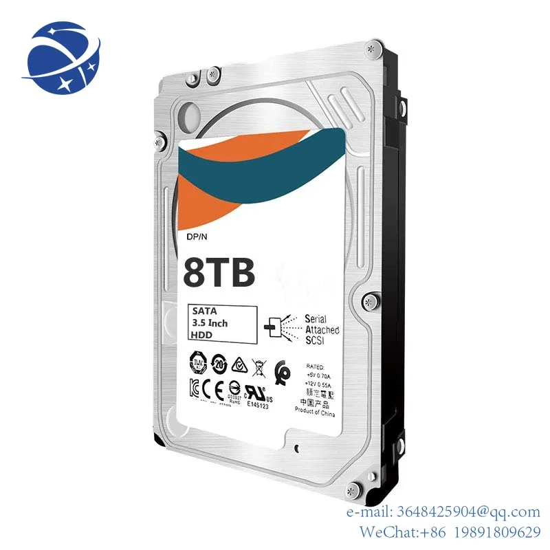 

YYHC 819203-B21 8TB SATA 6G Midline 7.2K 3.5 inch SC 512e Internal HDD Hard Disc Drive for server Proliant ML30 Gen9