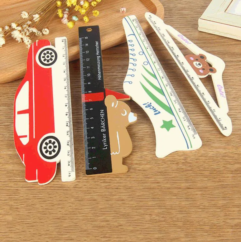 40 pcs/lot Creative Car Bear Wooden Ruler 15cm Measuring Straight Rulers Drawing Tool Promotional Stationery gift
40 pcs/lot Creative Car Bear Wooden Ruler 15cm Measuring Straight Rulers Drawing Tool Promotional Stationery gift