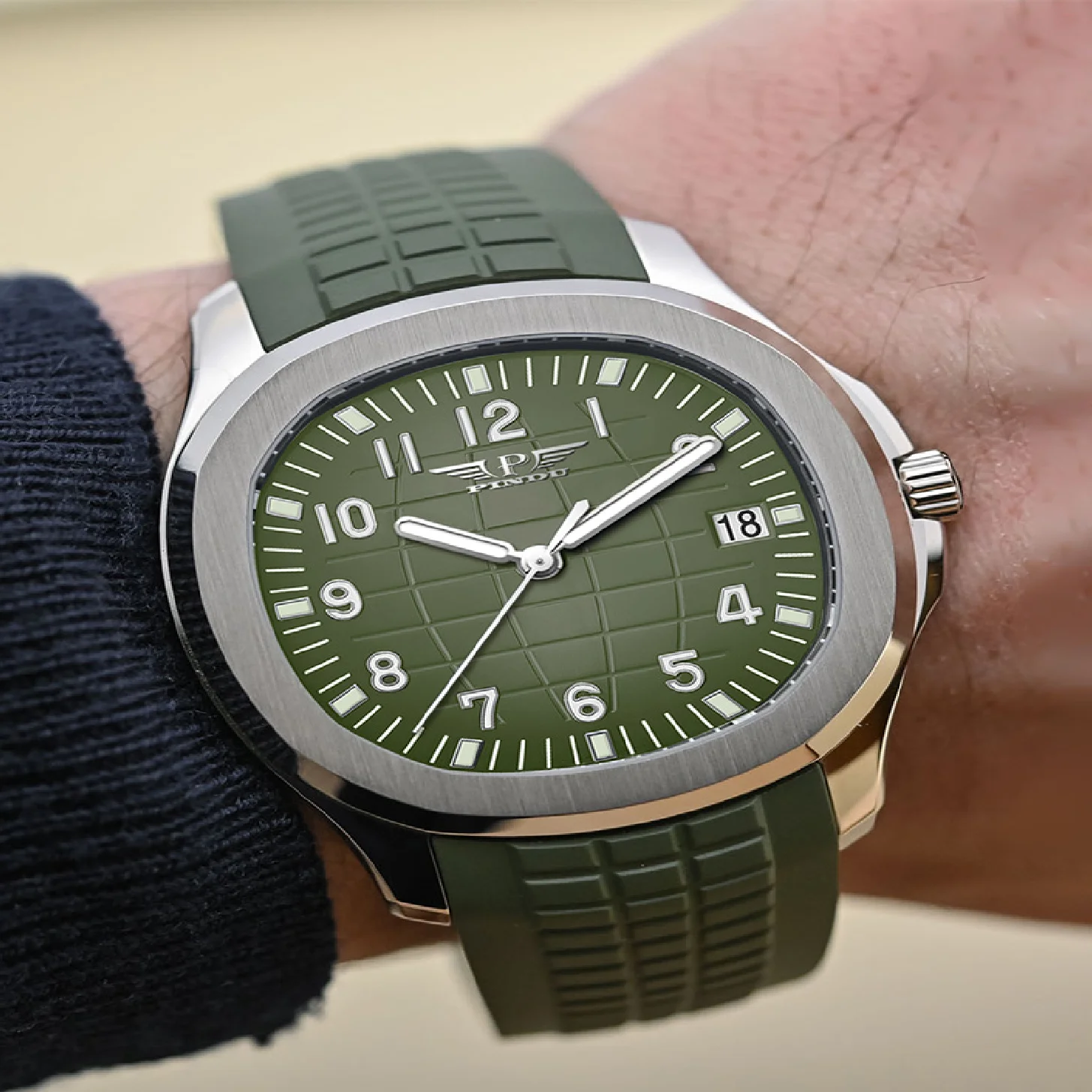 Luxury Watch Men Automatic Sports Self-Wind Mechanical Wristwatches Top Brand 42mm Stainless Steel Luminous Watches PINDU 2023
Luxury Watch Men Automatic Sports Self-Wind Mechanical Wristwatches Top Brand 42mm Stainless Steel Luminous Watches PINDU 2023