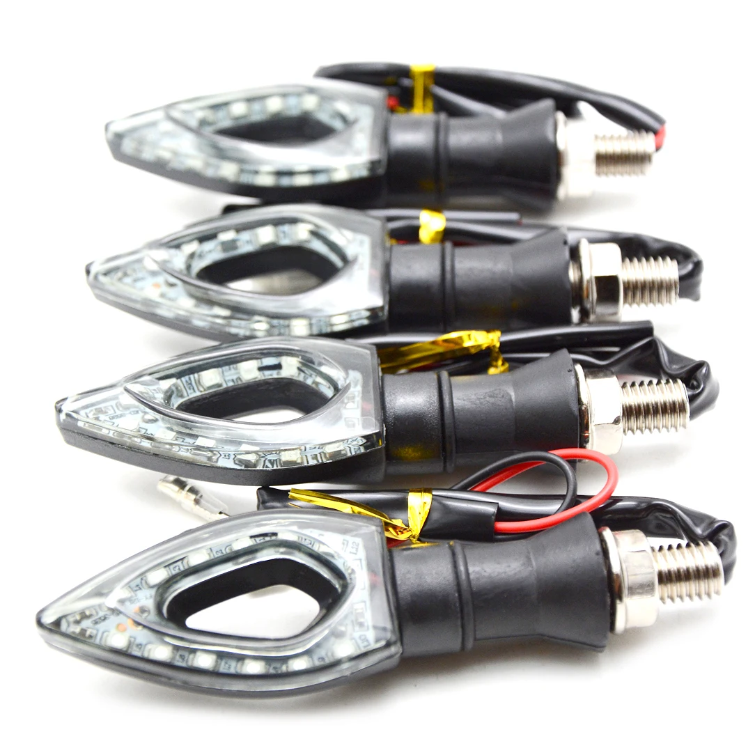 4Pcs 2Pcs Motorcycle Heart Shape Universal 12 LED Turn Signals Short Turn Signal Lights Indicator Blinkers Flashers Amber Color 
4Pcs 2Pcs Motorcycle Heart Shape Universal 12 LED Turn Signals Short Turn Signal Lights Indicator Blinkers Flashers Amber Color