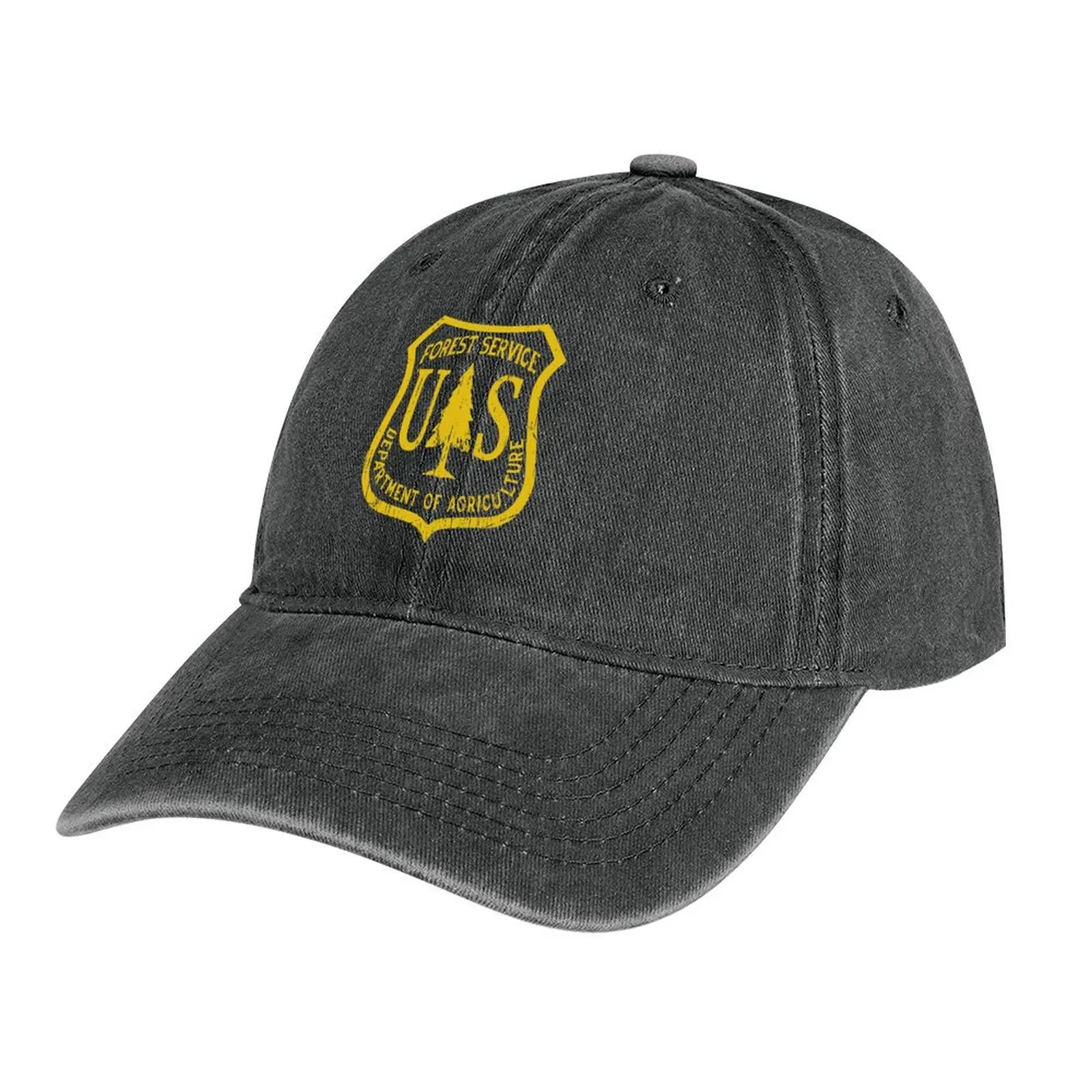 

Лес сервис винтажная эмблема ковбойская шляпа значок кепки для гольфа Прямая поставка Кепка для грузовика