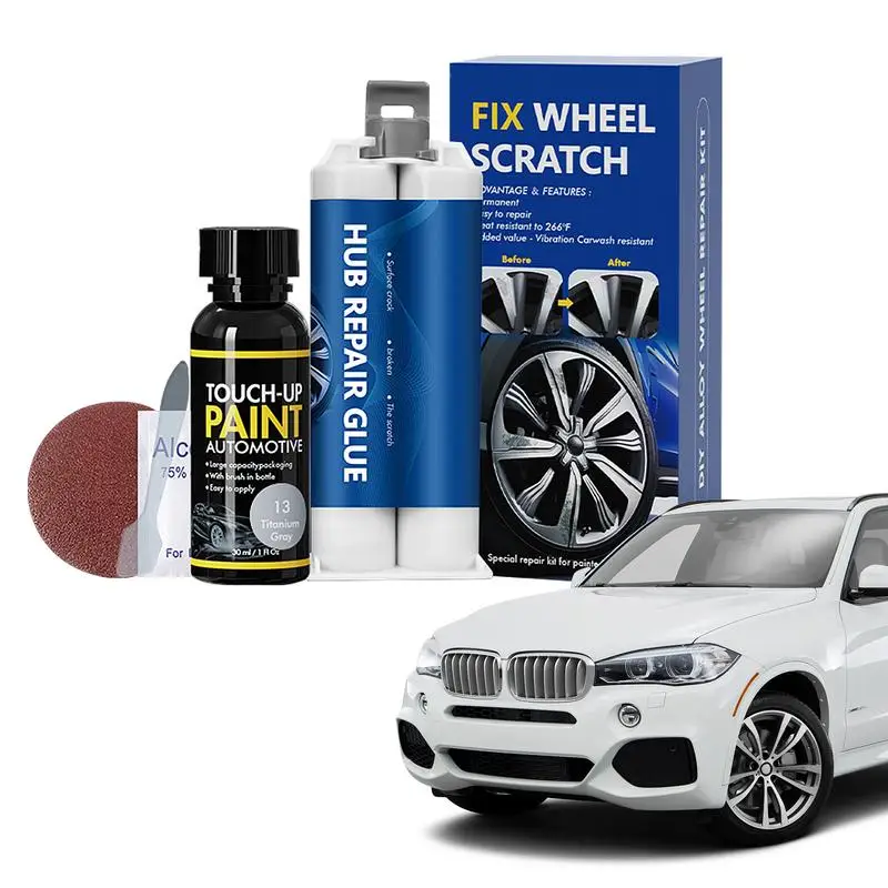 Wheel Repair Kit Vehicle Scratch Remover Wheel Repair Tool Set Quick And Easy Vehicle Scratch Fix For Silver Aluminum Alloy
Wheel Repair Kit Vehicle Scratch Remover Wheel Repair Tool Set Quick And Easy Vehicle Scratch Fix For Silver Aluminum Alloy