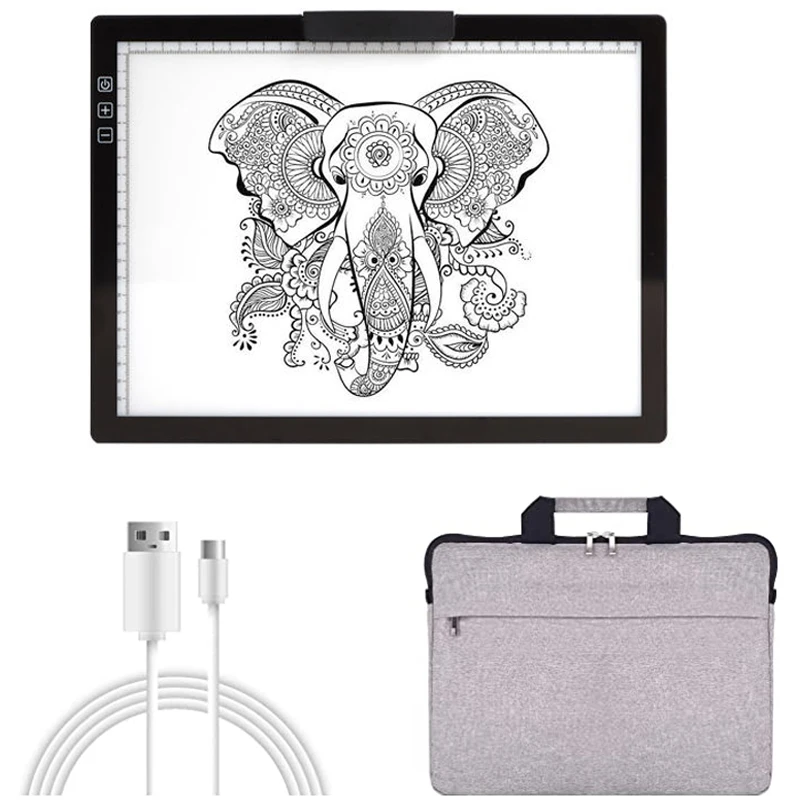 A4 Wireless Battery Powered LED Light Pad Artcraft Tracing Pad Rechargeable Light Board for Artists Drawing X-ray Viewing
A4 Wireless Battery Powered LED Light Pad Artcraft Tracing Pad Rechargeable Light Board for Artists Drawing X-ray Viewing