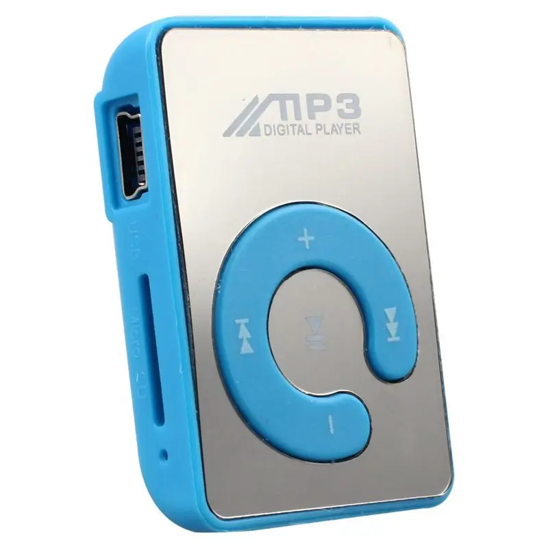HOT SALE Mini Mirror Clip USB Digital Mp3 Music Player Support 8GB SD TF Card Blue
HOT SALE Mini Mirror Clip USB Digital Mp3 Music Player Support 8GB SD TF Card Blue