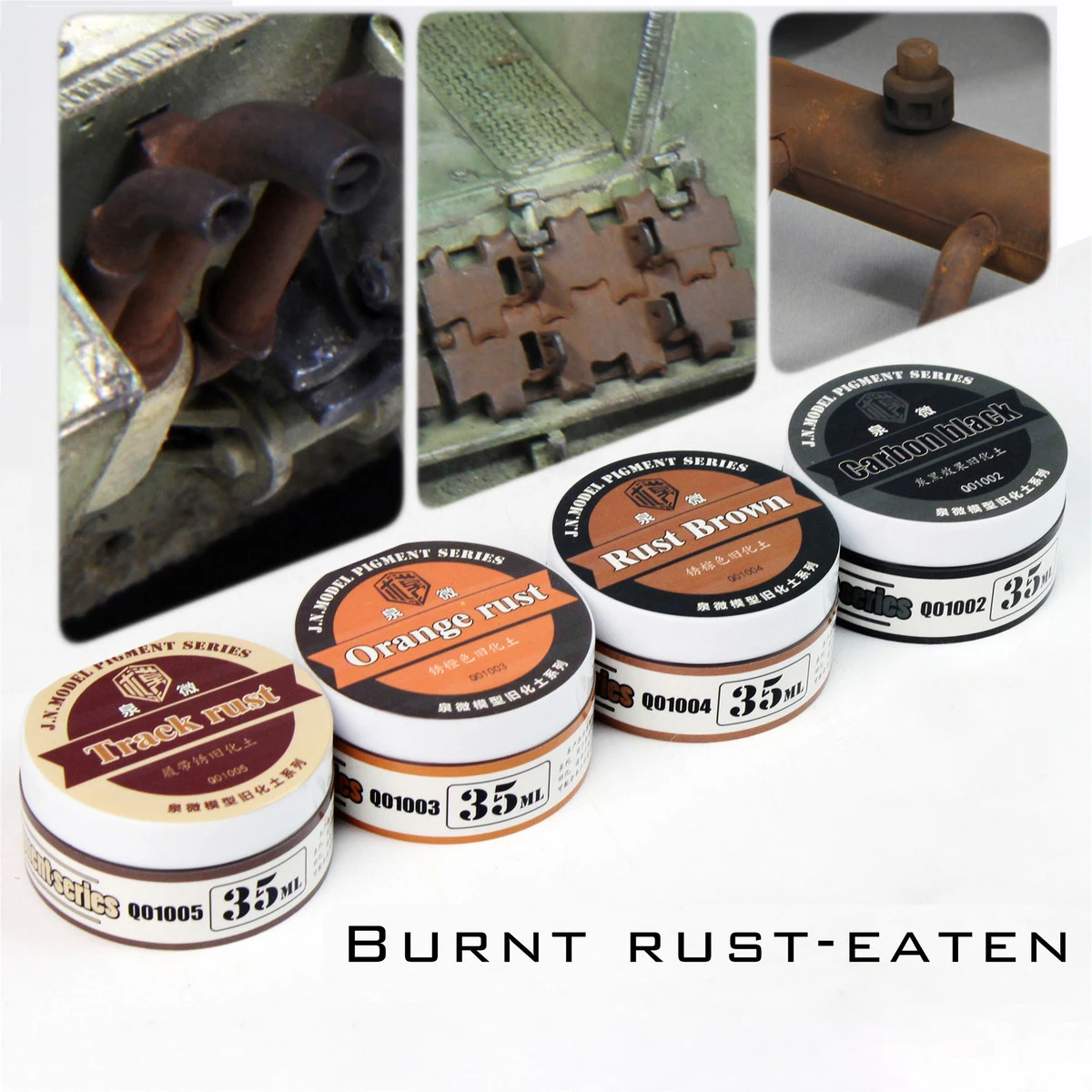 Anime SciFi Doll Model Kit Burnt Rust Eaten Effect Weathering Paste Color Paint For DIY Military Tank Handicraft Building Tool
Anime SciFi Doll Model Kit Burnt Rust Eaten Effect Weathering Paste Color Paint For DIY Military Tank Handicraft Building Tool