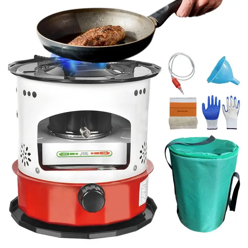 5.2L Portable Camping Stove Stainless Steel Kerosene Oil Heater Wall-mounted Stove Outdoor Warmer Propane Bu&tane Tent dropship
5.2L Portable Camping Stove Stainless Steel Kerosene Oil Heater Wall-mounted Stove Outdoor Warmer Propane Bu&tane Tent dropship