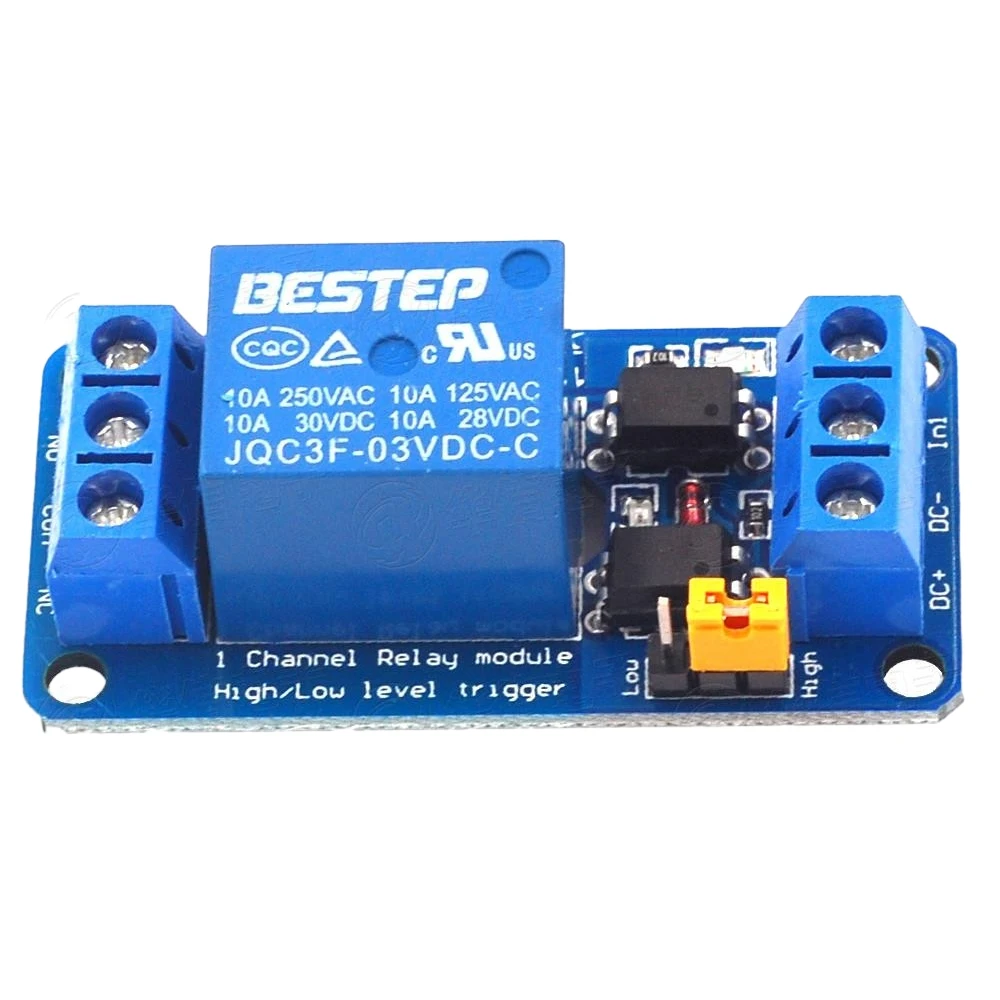 3.3V 5V 12V 24V 1 Way Electromagnetic Relay Module Optocouplet Isolation Relay Board Support High-low Trigger with Led Indicator
3.3V 5V 12V 24V 1 Way Electromagnetic Relay Module Optocouplet Isolation Relay Board Support High-low Trigger with Led Indicator